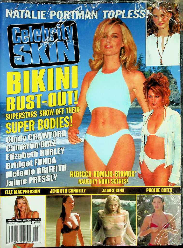 Celebrity Skin Magazine  Rebecca Romijn-Stomos / Elle Macpherson #114 2003 new/sealed     122525lmp