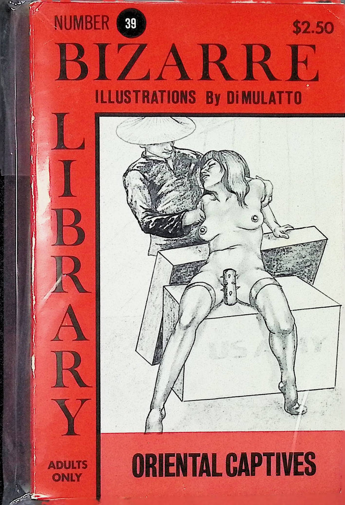 Oriental Captives by Maxfield Ruff #39 1970s Bizarre Library Illustrations by Di Mulatto Star Distributors Adult Novel-042524AMP