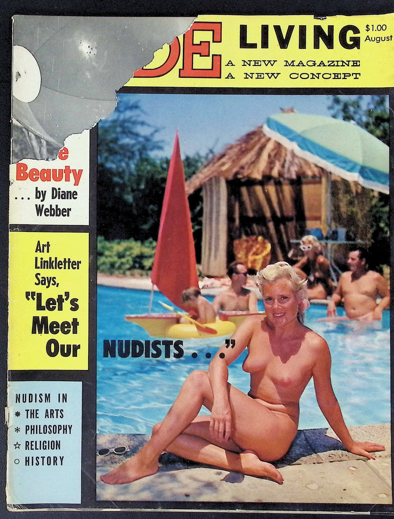 Nude Living Magazine August 1961 Volume 1 Number 2 051526AKP-21