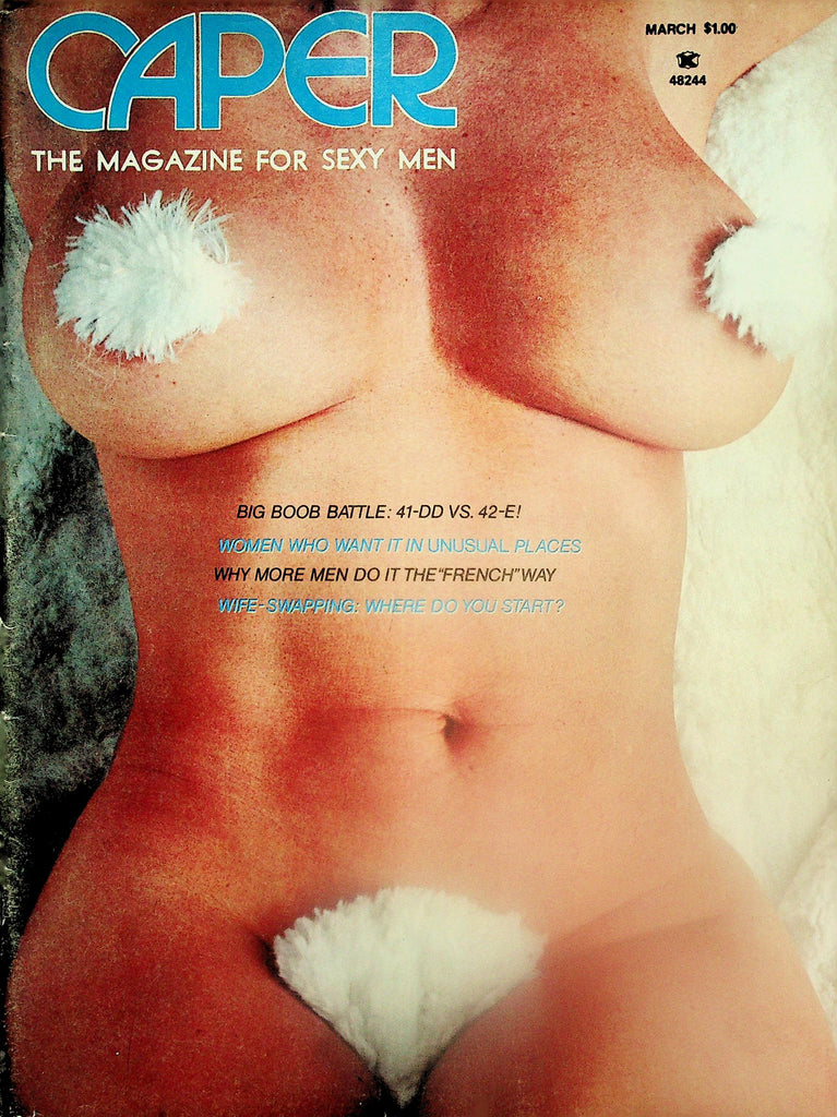 Caper Magazine  Big Boob Battle: 41-DD vs. 42-E   March 1973    113025lmp