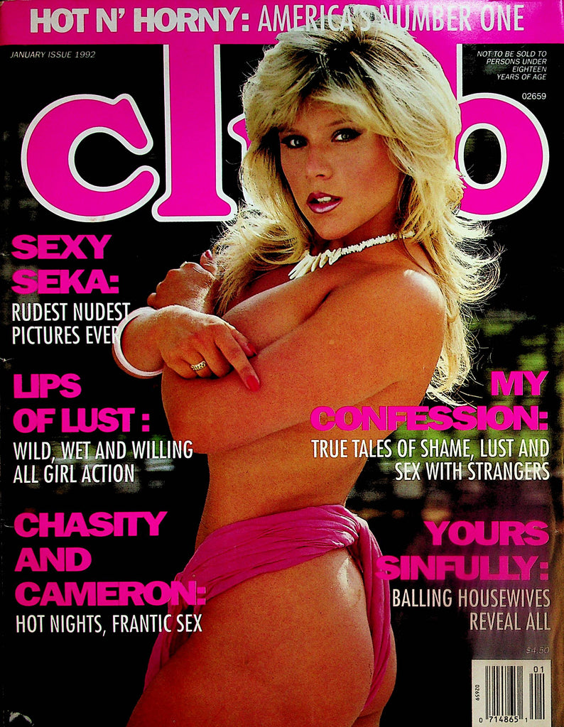 Club Magazine Covergirl Samantha Fox / Sexy Seka January 1992 091223lm –  Mr-Magazine