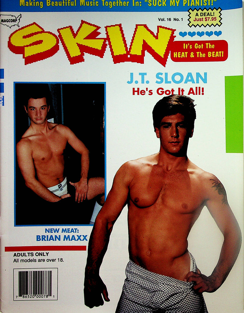 Skin Gay Magazine  J.T. Sloan / Brian Maxx  vol.16 #1  1994  Magcorp  091823lm-p2