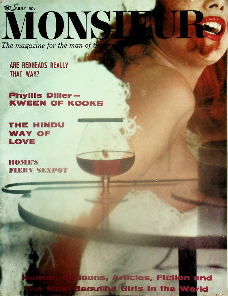 Monsieur Vintage Magazine   Redheads / Phyllis Diller- Kween Of Kooks  July 1964  101425lm-p