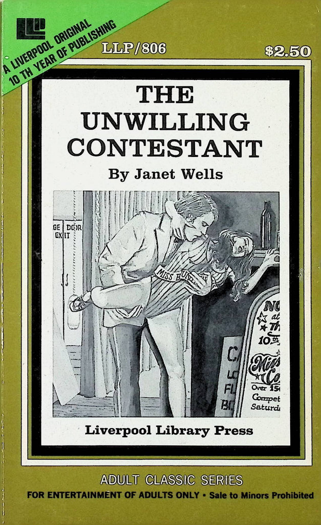 The Unwilling Contestant by Janet Wells LLP806 Liverpool Library Press 1978 Adult Paperback Novel-082724AMP