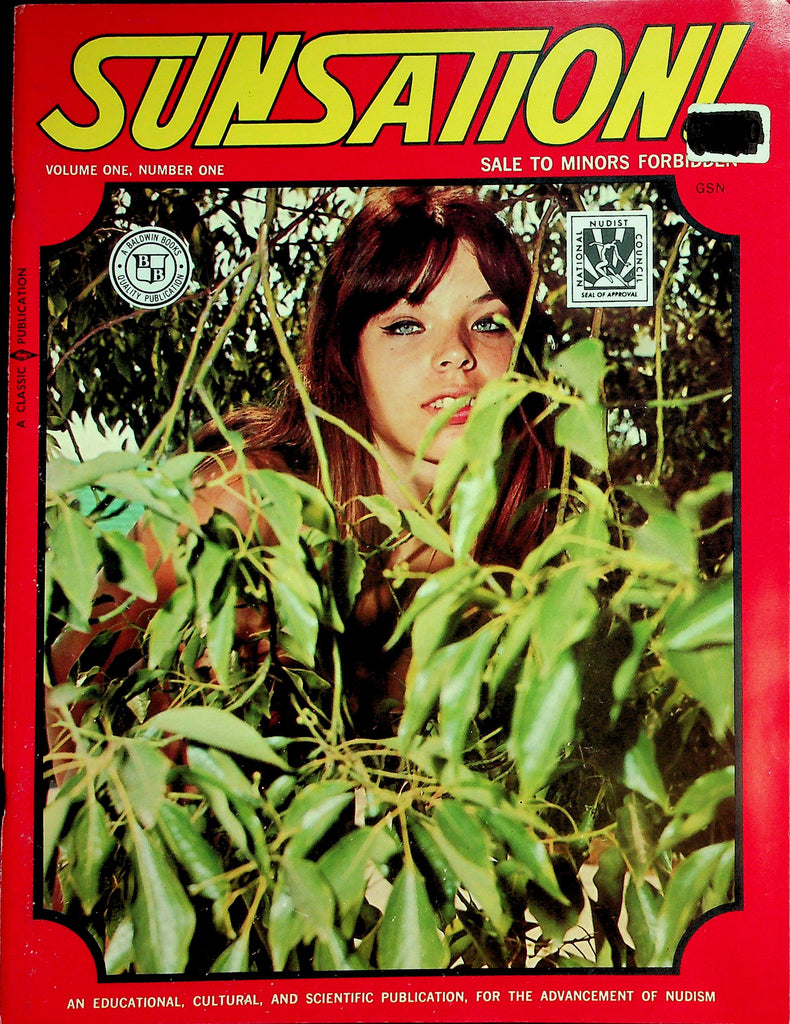 Sunsation Nudist Magazine  Take A Nudist Vacation  vol.1 #1  1960's  070226lmp-GSC
