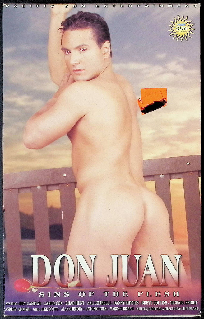 Don Juan Sins Of The Flesh Pacific Sun Entertainment, Inc. Gay VHS 2003 102124JKVHS3