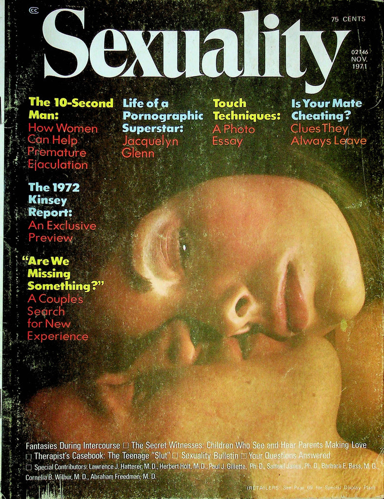Sexuality Magazine The 10 Second Man November 1971 050324RP