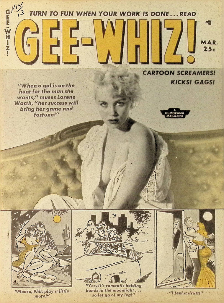 Gee-Whiz! Cartoon Jokes March 1957 Digest Magazine  102325AMP