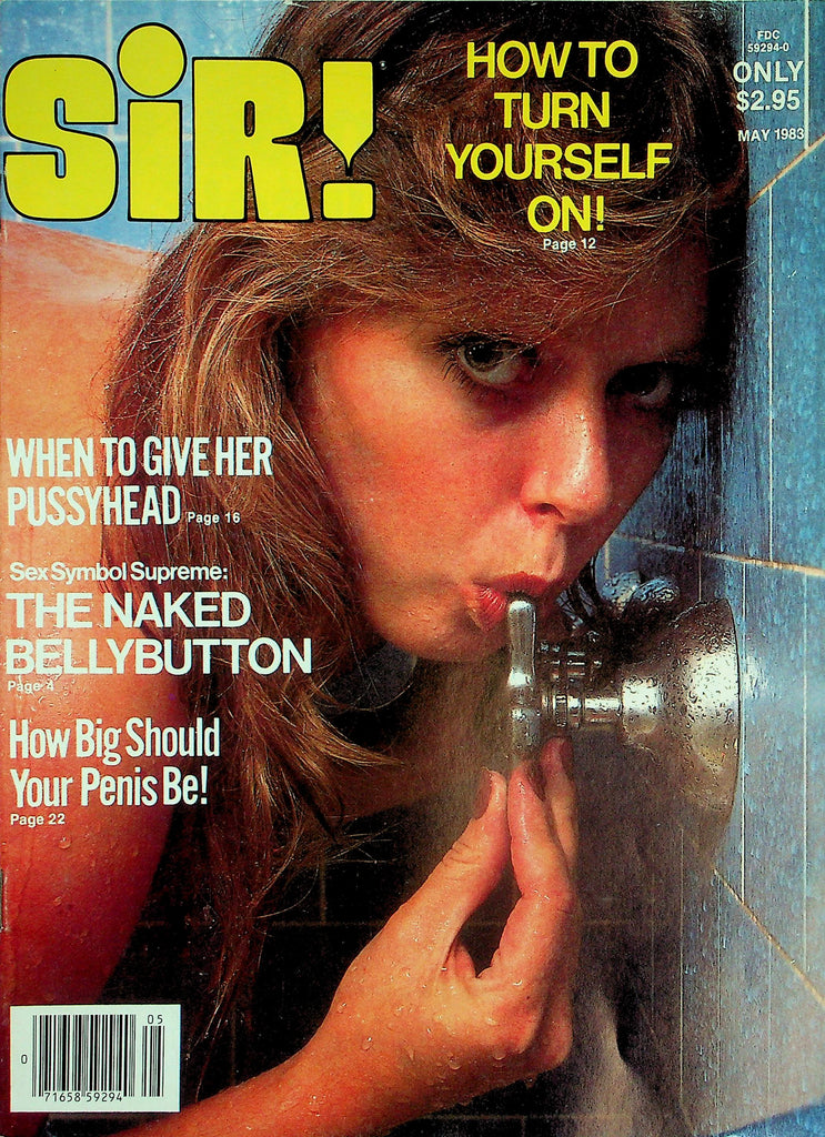 Sir! Magazine   When To Give Her Pussyhead / How To Turn Yourself On!  May 1983   012726lmp