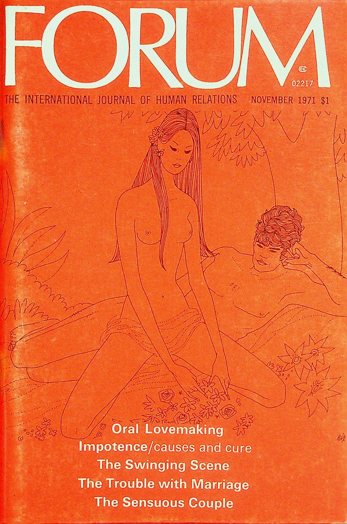 Forum Digest   Oral Lovemaking, The Swinging Scene, The Sensuous Couple   November 1971      050126lmp