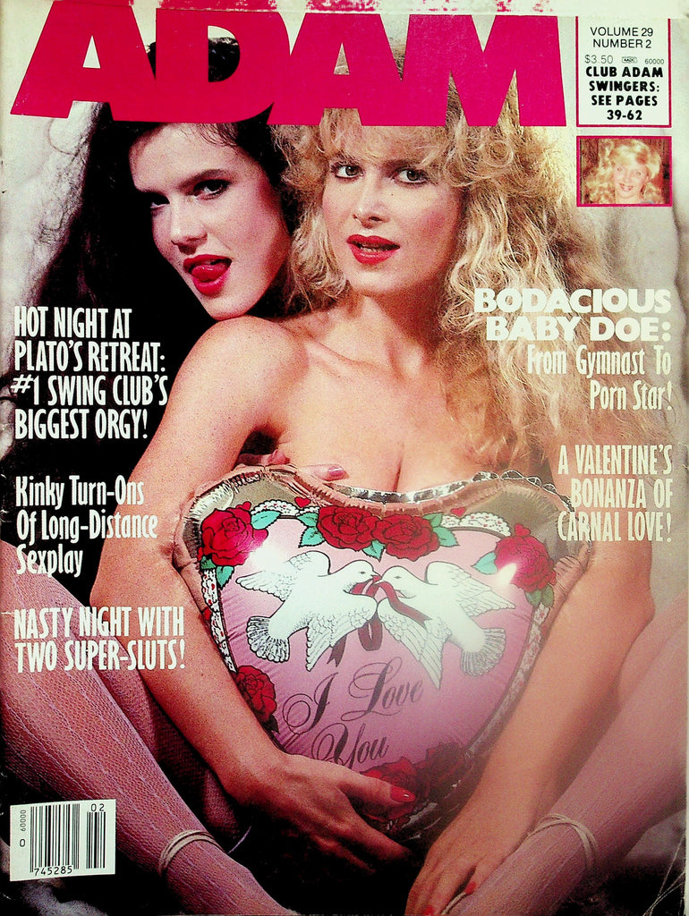 Adam Magazine  Bodacious Baby Doe / Valentine's Carnal Love  vol.29 #2  February 1985   121925lmp