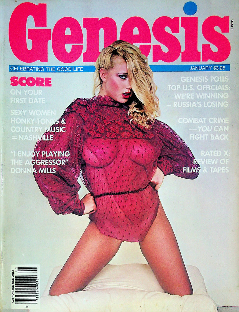 Genesis Magazine Donna Mills Interview January 1983 042224RP