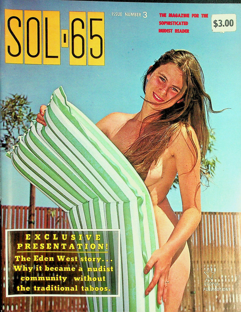 Sol-65 Nudist Magazine  The Eden West Story  #3 1965  082026lmp-GSC