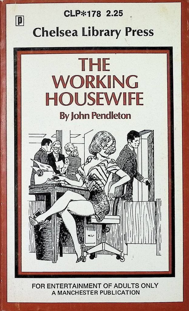 The Working Housewife by John Pendleton CLP178 1974 Chelsea Library Press Adult Paperback Novel-110724AMP
