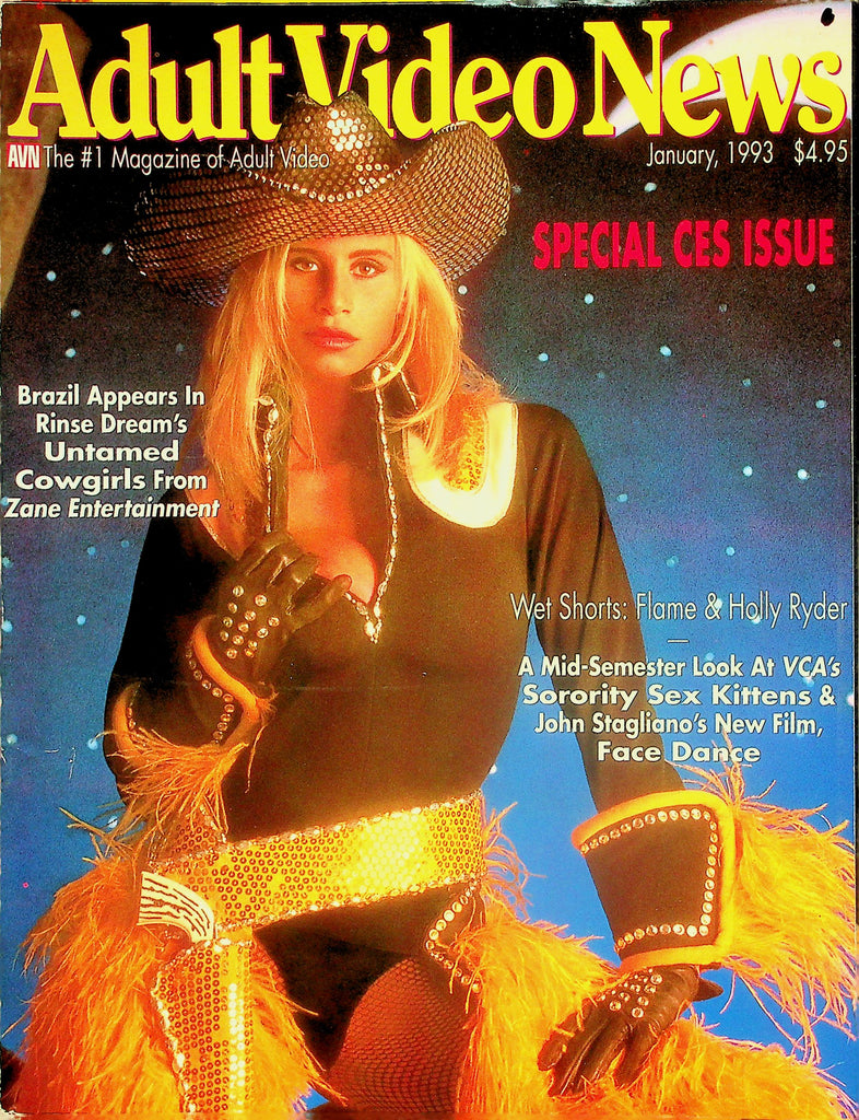 Adult Video News Magazine  Covergirl Brazil /  Special CES Issue  January 1993   051326lmp