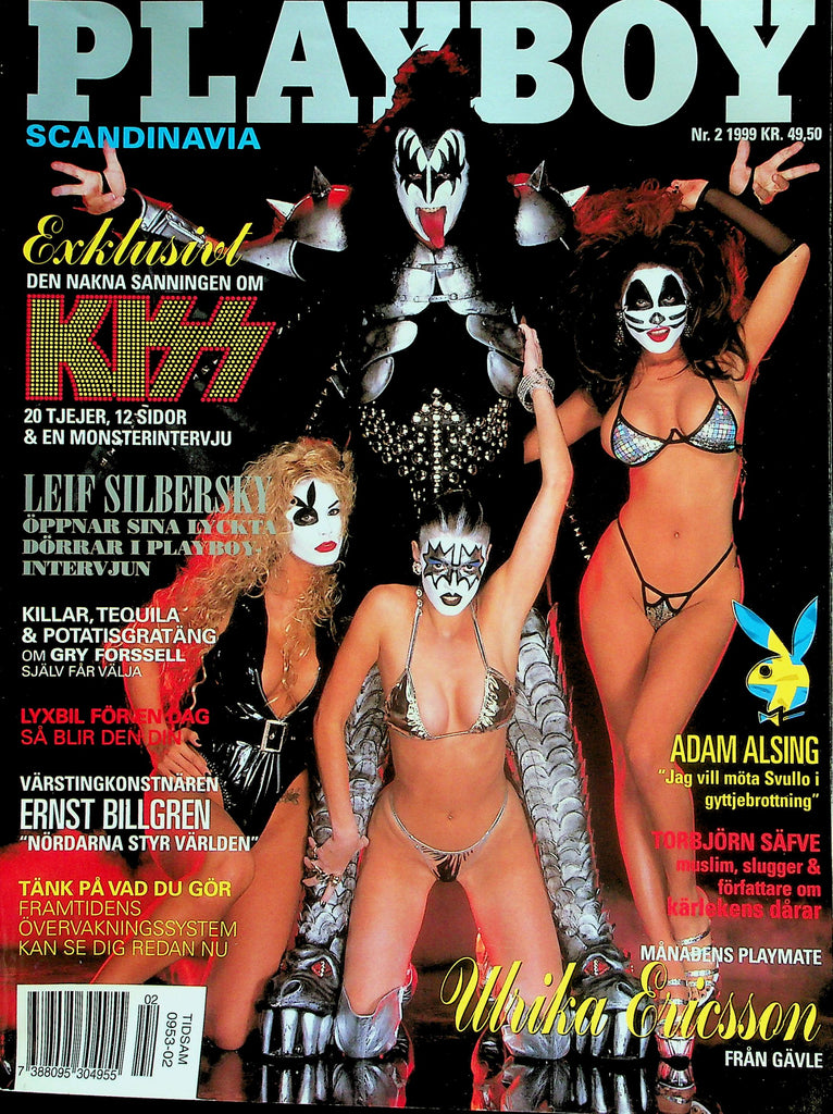 Playboy Scandinavia International Magazine  Kiss  #2 1999 w/CF    022526lmp2