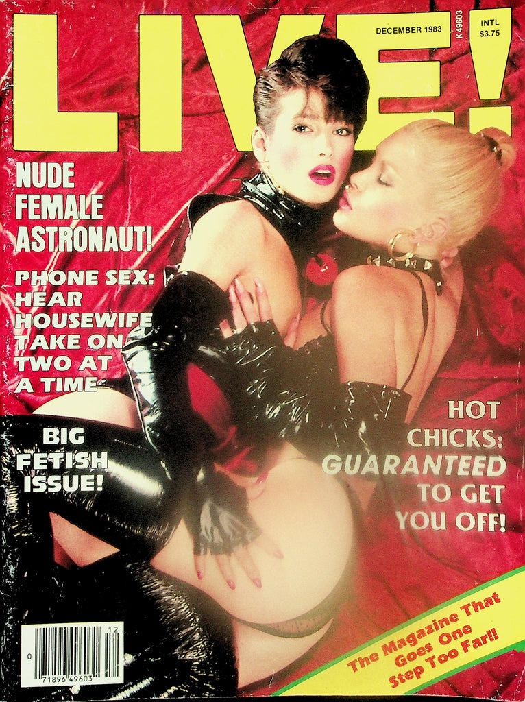 Live! Magazine  Big Fetish Issue!  Cover Girls Love Slave / Candy Samples  December 1983   042926AMP-