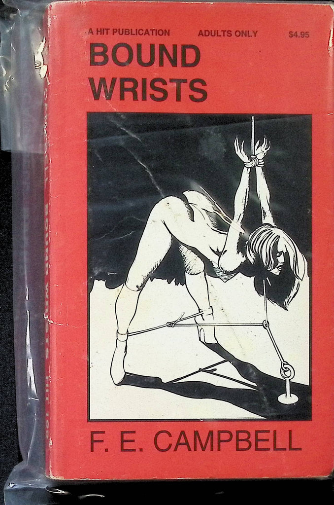 Bound Wrists by FE Campbell HIT 199 1990s HOM House of Milan Bondage HIT Publication Adult Paperback Novel-090924AMP