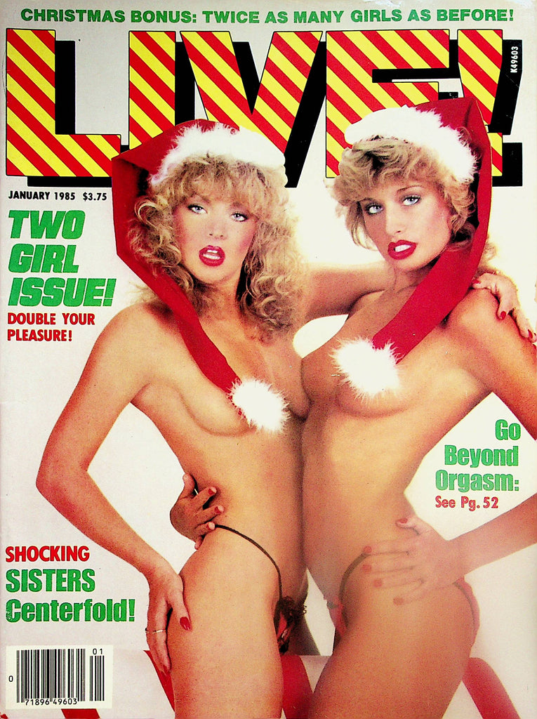 Live! Magazine  Covergirls Tanya and Vanessa  January 1985  040426lmp