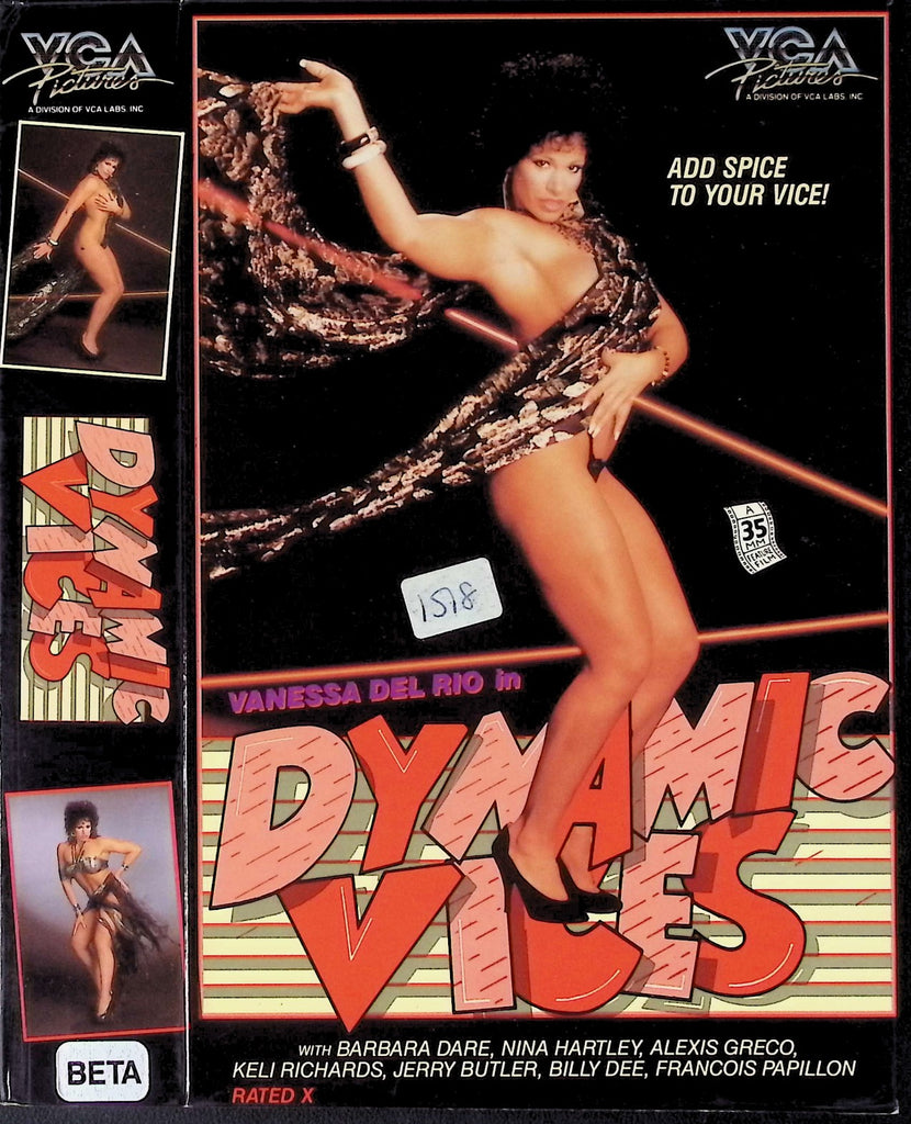 Dynamic Vices with Vanessa Del Rio Barbara Dare, Nina Hartley Adult VHS VCA Pictures 032326AKVHS