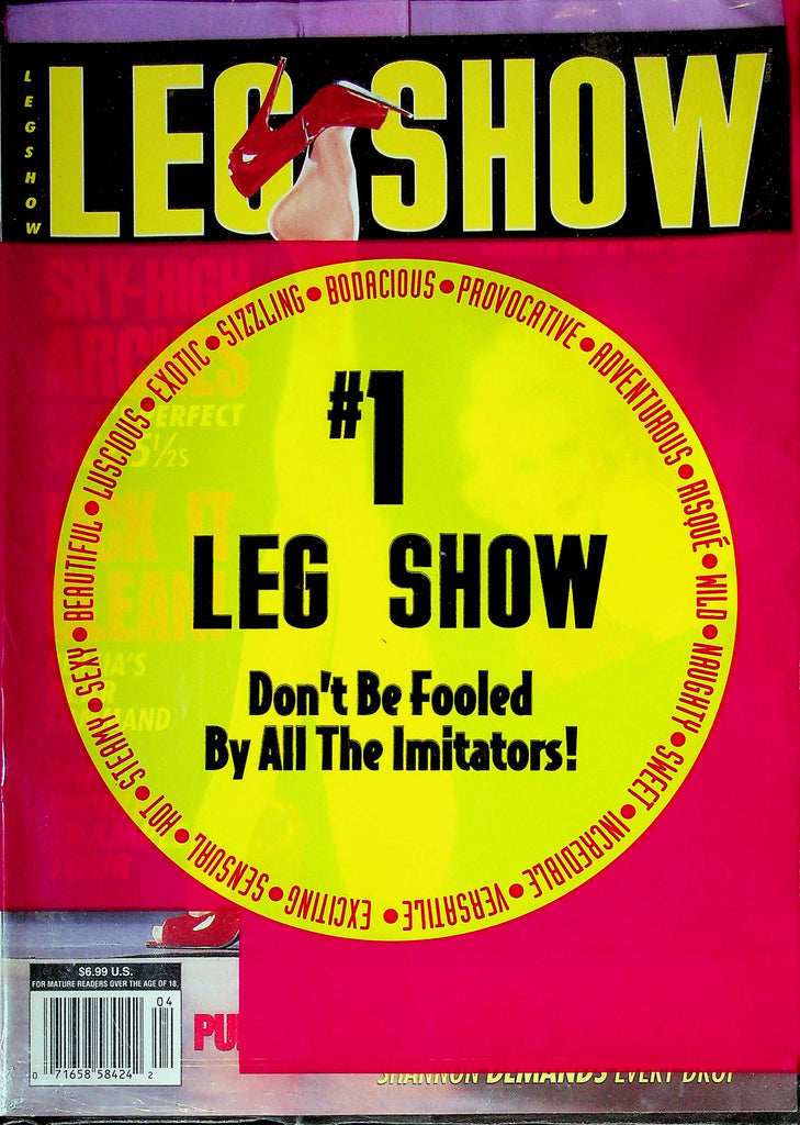 Leg Show Magazine Sky High Arches April 2000 SEALED 010825RP