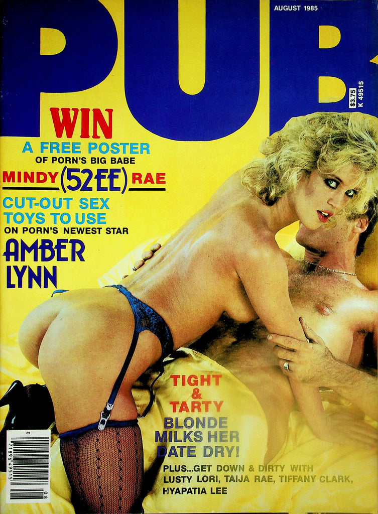 Pub Magazine   Covergirl Amber Lynn / Taija Rae, Hyapatia Lee and More! August 1985    071925lm-p