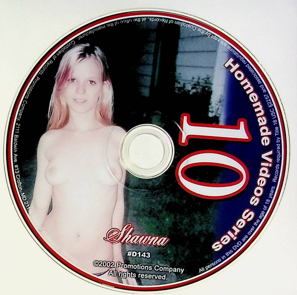 Homemade Videos Series 10 Shawna DVD 2002 Promotions Co. #D143 No Case or Artwork 051624tsdvdc15