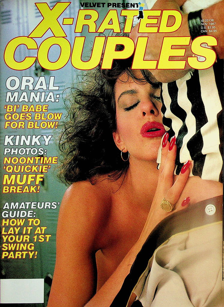 X-Rated Couples Magazine  Oral Mania, Kinky Photos  November 1987   020426lmp