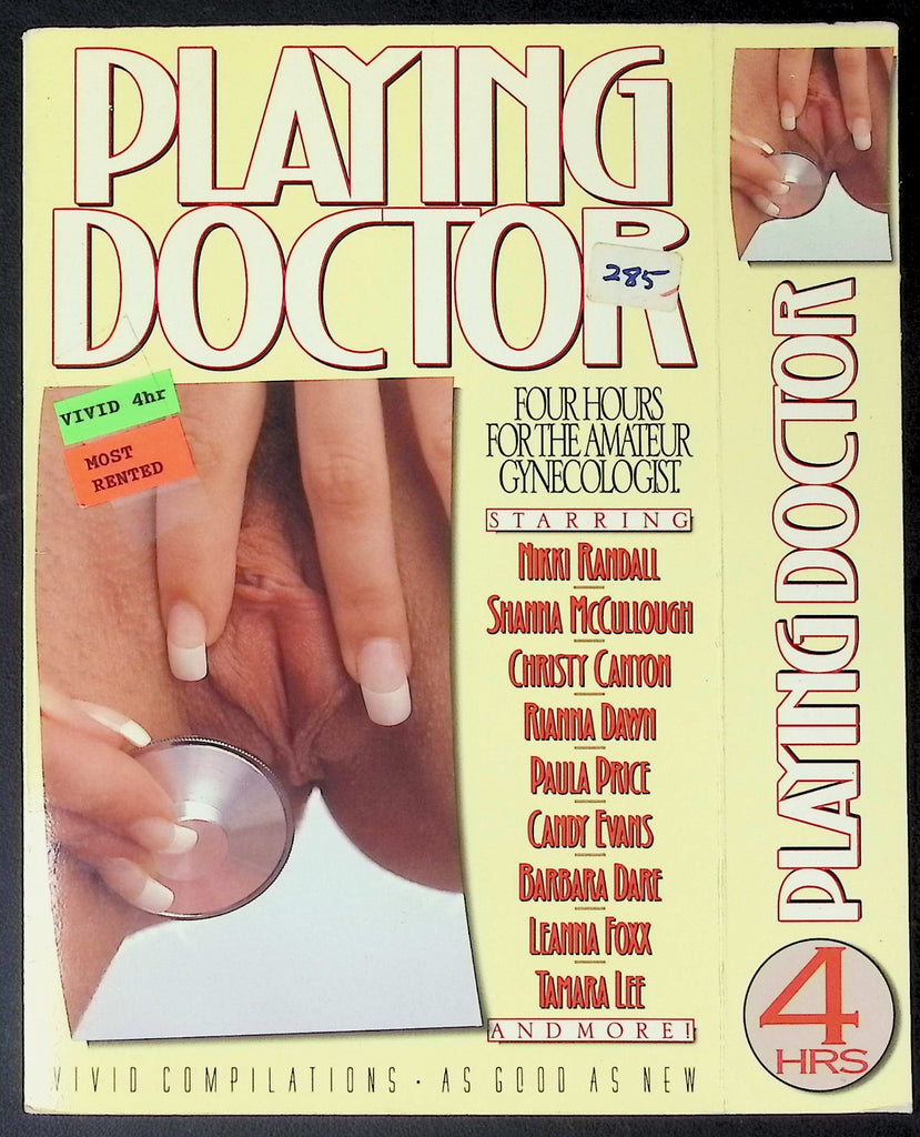 Playing Doctor with Nikki Randall Shanna McCullough Christy Canyon 4 Hour Adult VHS Vivid 030626AKVHS-8