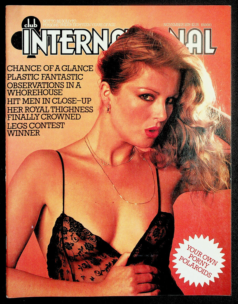 Club International Adult Magazine November 1978 Covergirl Fanny 103026HRP-17