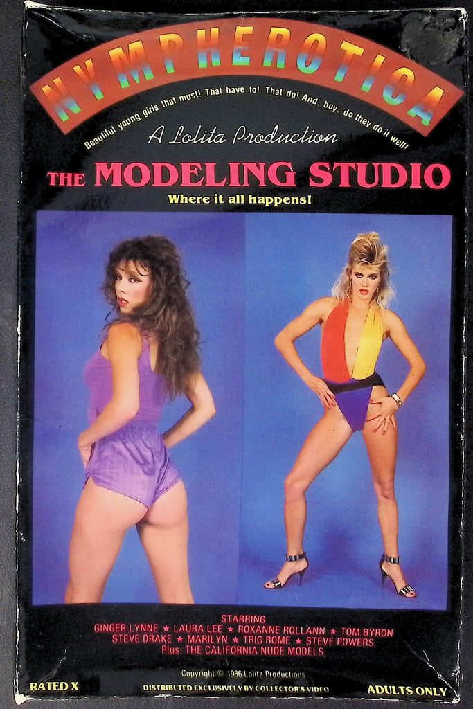 Nympherotica: The Modeling Studio ft. Ginger Lynne, Laura Lee, Roxanne Rollann Adult VHS Lolita Productions 121025AKVHS