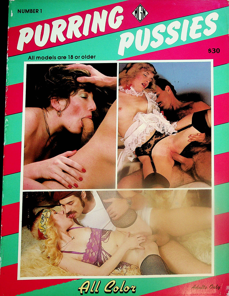 Purring Pussies Magazine   Pussies Ready For Action!  #1  1980's     072324lm-p
