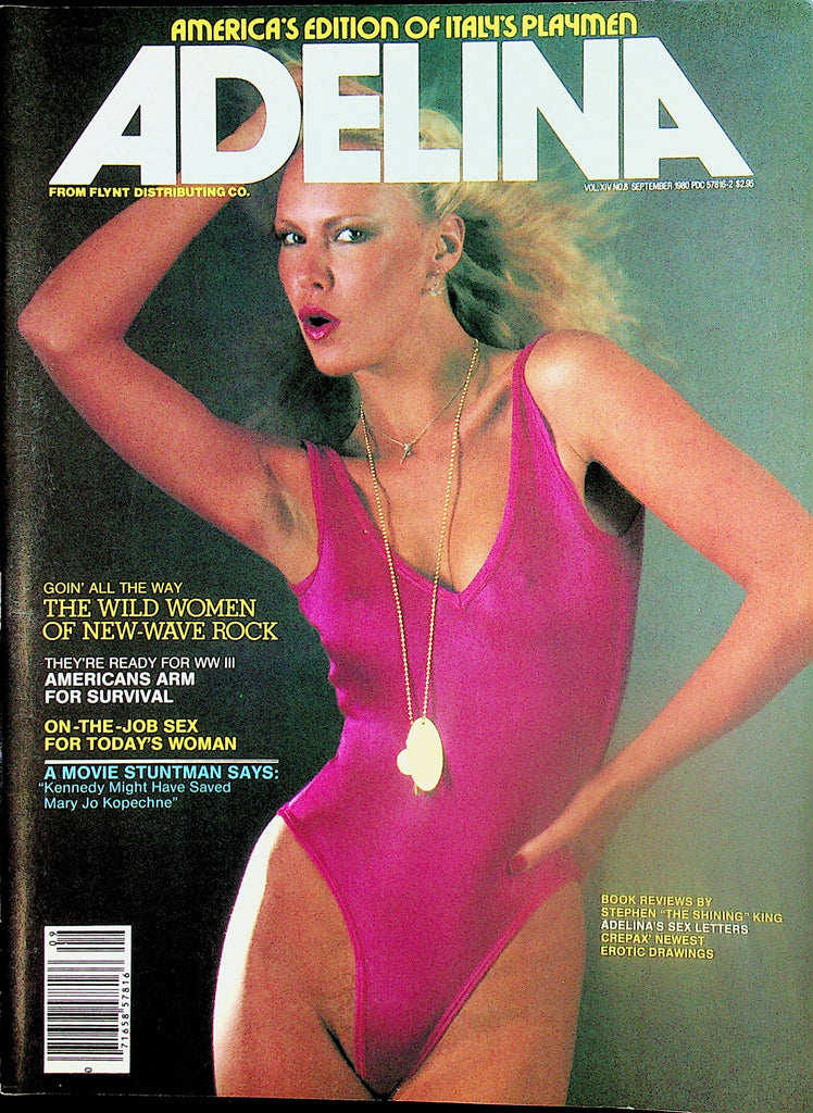 Adelina America's Edition Of Italy's Playmen Magazine  Centerfold Girl Amanda  September 1980     121624lm-p