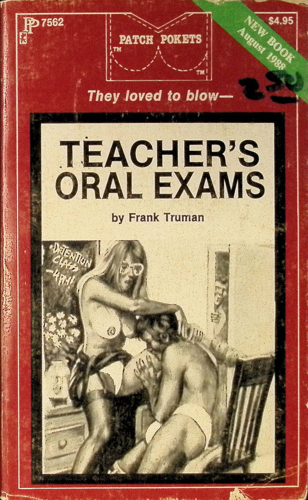 Teacher's Oral exams by Frank Truman August 1988 Patch Pockets Greenleaf Classics Adult Paperback Novel 081925AMP