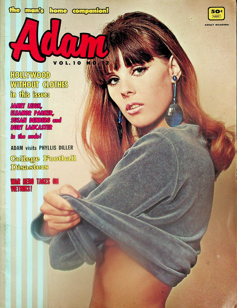 Adam Magazine  Covergirl Shirley Cramer  vol.10 #12 1966    102525lm-p