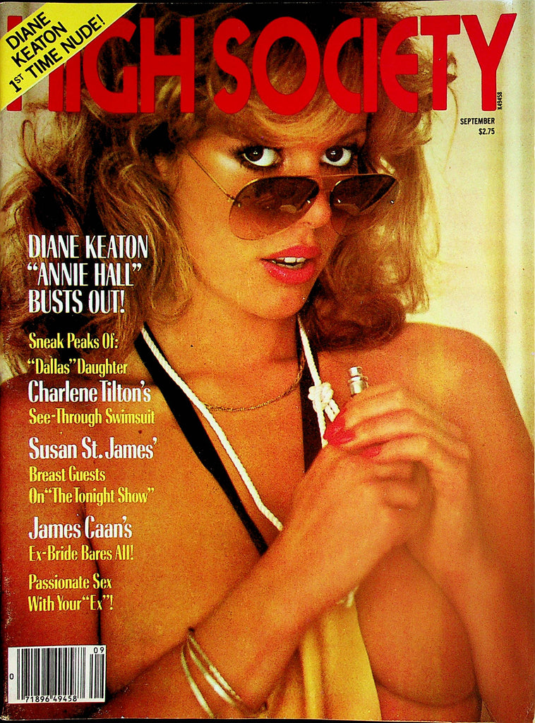 High Society Magazine   Diane Keaton Busts Out / Charlene Tilton / Susan St. James  September 1980   031124lm-p