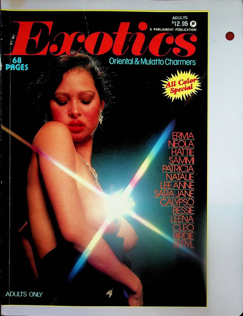 Exotics Magazine  Sexy Oriental & Mulatto Charmers  vol.1 #1 1988 Parliament Publication   090525lm-p