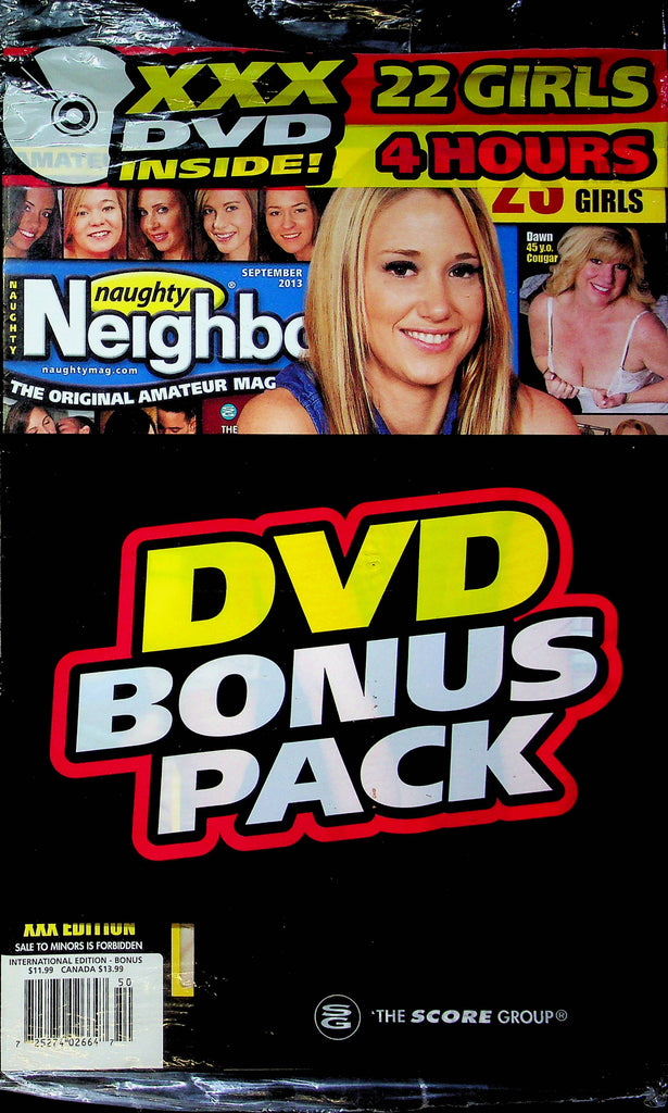 Naughty Neighbors Magazine Shelby & Dawn September 2013 SEALED W/DVD 112123RP3