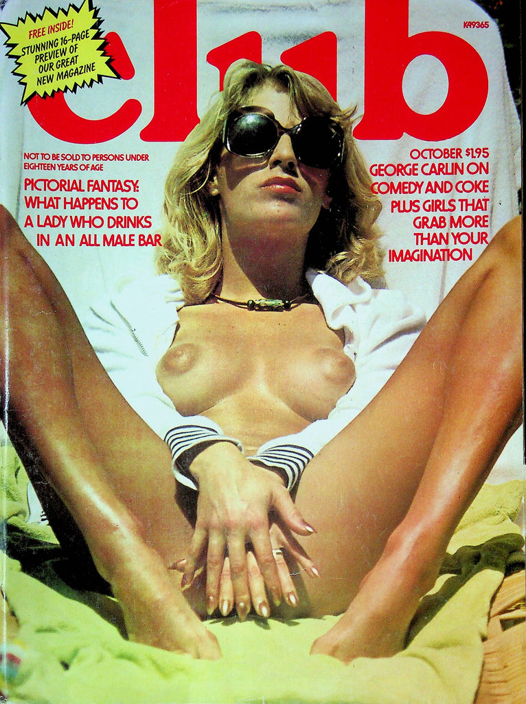 Club Magazine George Carlin October 1976 020324RP