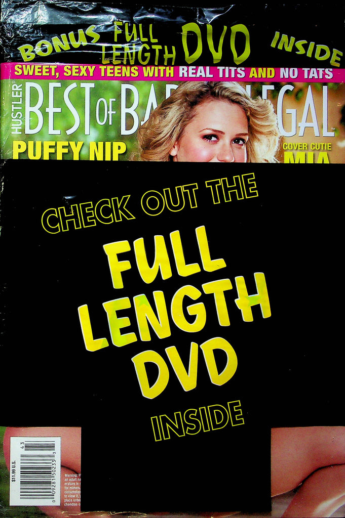 Hustler Best Of Barely Legal Magazine SEALED W/DVD Mia Puffy Nip Special 080523RP