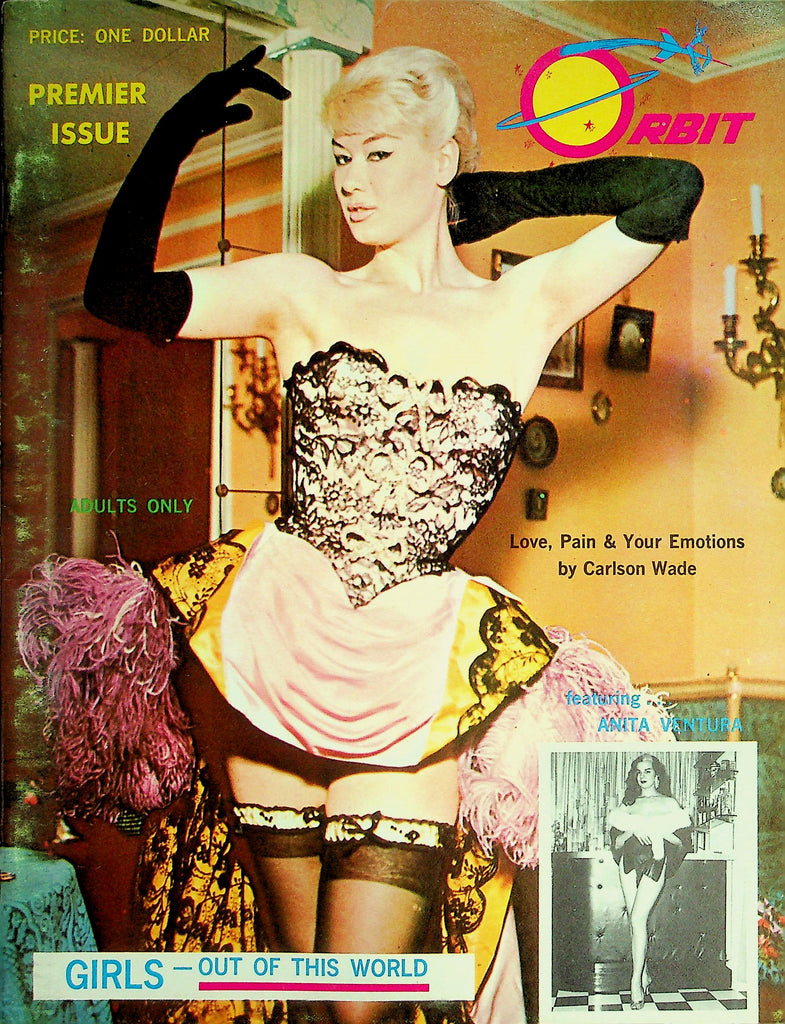 Orbit Magazine  Premier Issue!   Covergirl Michelle / Featuring Anita Ventura   #1 1961      092926lmp-GSC
