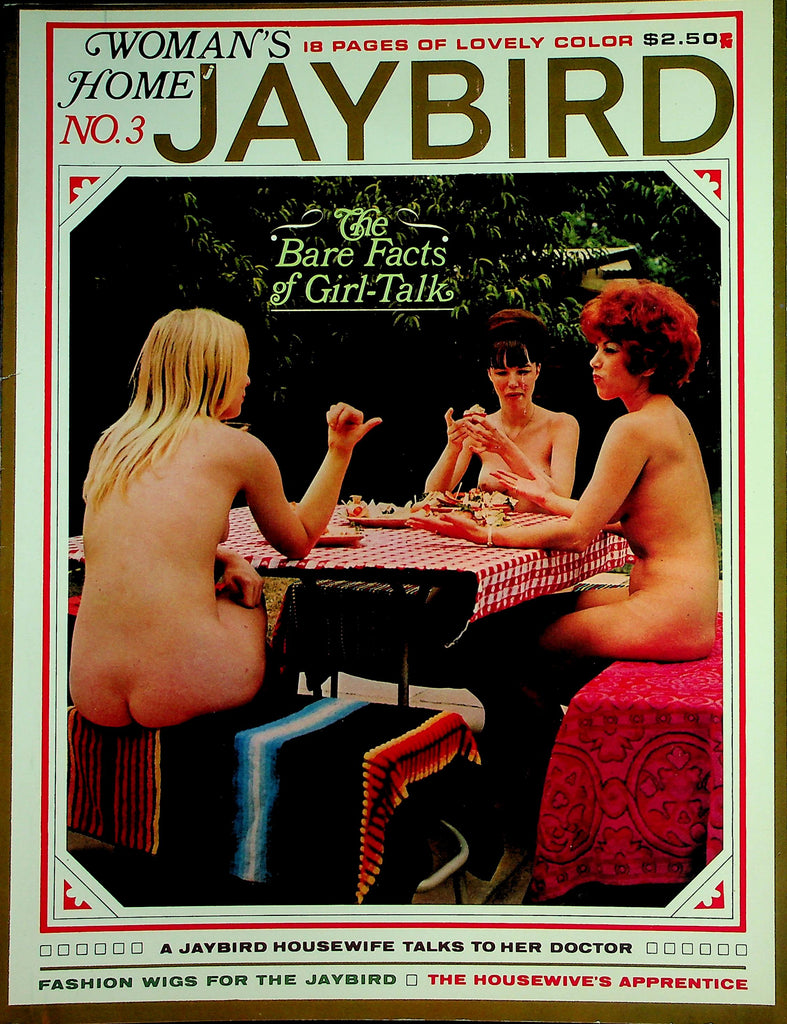 Woman's Home Jaybird Nudist Magazine  The Bare Facts Of Girl-Talk #3 1967  070926lmp-GSC