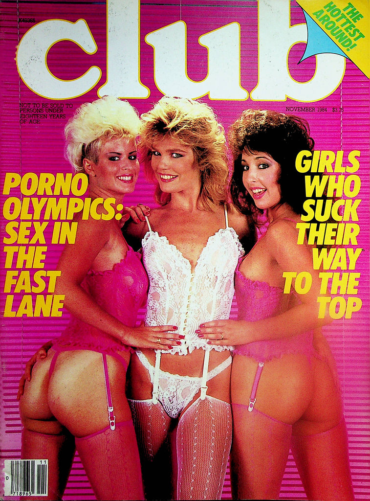 Club Magazine   Porno Olympics / Girls Who Suck Their Way To The Top  November 1984    022125lm-p2