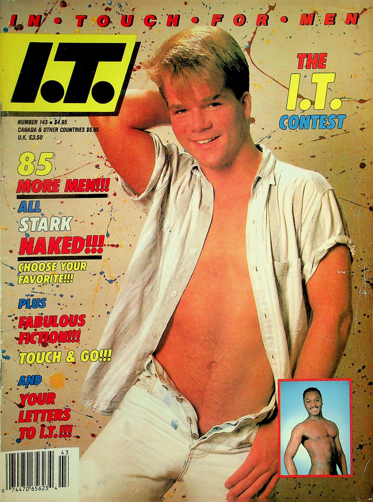 In Touch Gay Magazine  Cover Guy Tom Ross  #143  1988   102826lmp-GSC