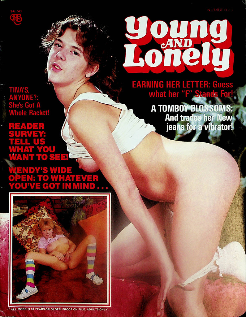 18+ Young And Lonely Magazine   Wendy's Wide Open  #23 1985 London Enterprises  071124lm-p