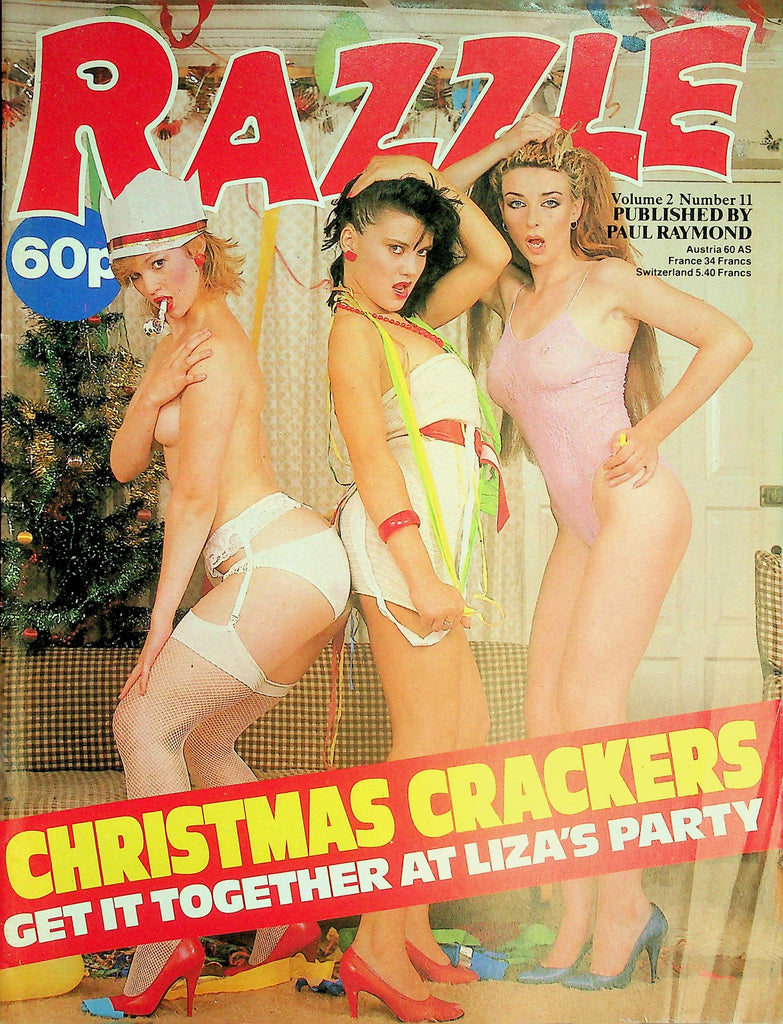 Razzle Magazine  Christmas Crackers Get It Together At Liza's Party!  vol.2 #11  1984  Paul Raymond    031026lmp