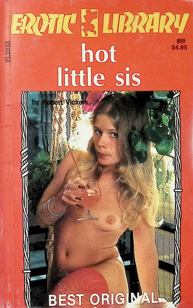 18+ Hot Little Sis by Robert Vickers Best Original Erotic Library Greenleaf Classic Adult Erotic Paperback Novel-071224AMP