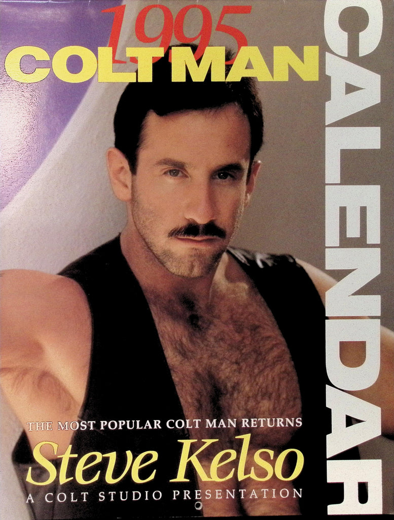 Steven Kelso 1995 Colt Man Colt Studio Production Steve Kelso Wall Calendar Gay Man Interest 041326AMP