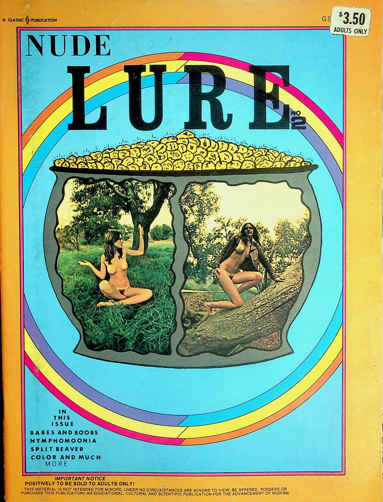 Nude Lure Magazine  Nude Karate, Jenny's Jaybird Love, Hot Wheels And High Heels  #1 1960's    081726lmp-GSC