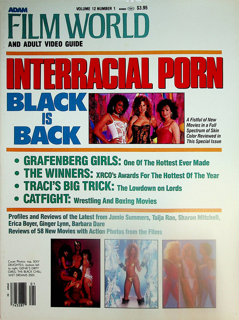 Adam Film World And Adult Video Guide Magazine Interracial Porn / Ginger Lynn, Taija Rae and More!  vol.12 #1      062024lm-p